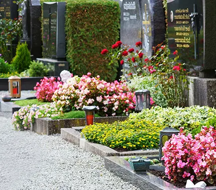 La tombe funeraire en pleine terre